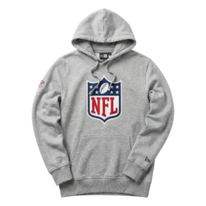NFL Bluza z Kapturem New Era Szara L Vintage Streetwear - widok ogólny przód vintage