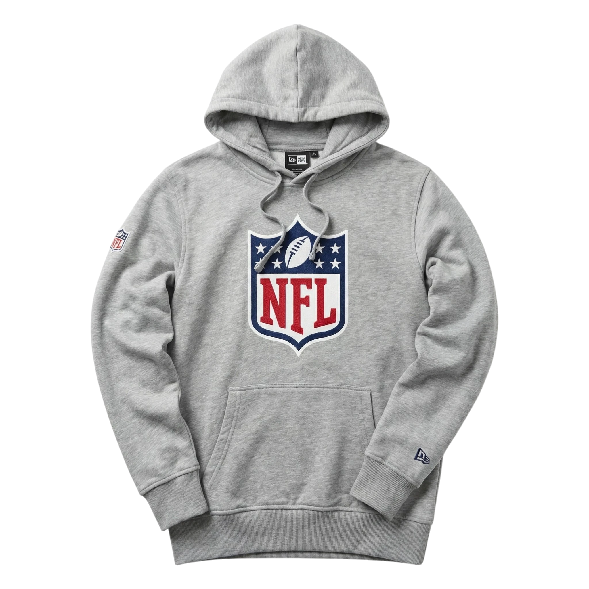 NFL Bluza z Kapturem New Era Szara L Vintage Streetwear - widok ogólny przód vintage