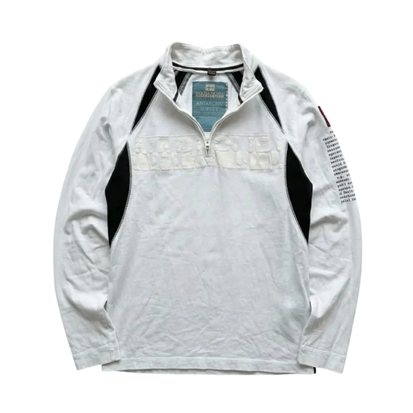 Napapijri Bluza Gorpcore Half Zip L Vintage Streetwear - widok ogólny przód vintage