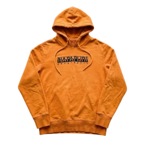 Napapijri Bluza z Kapturem Hoodie L Vintage Streetwear - widok ogólny przód vintage