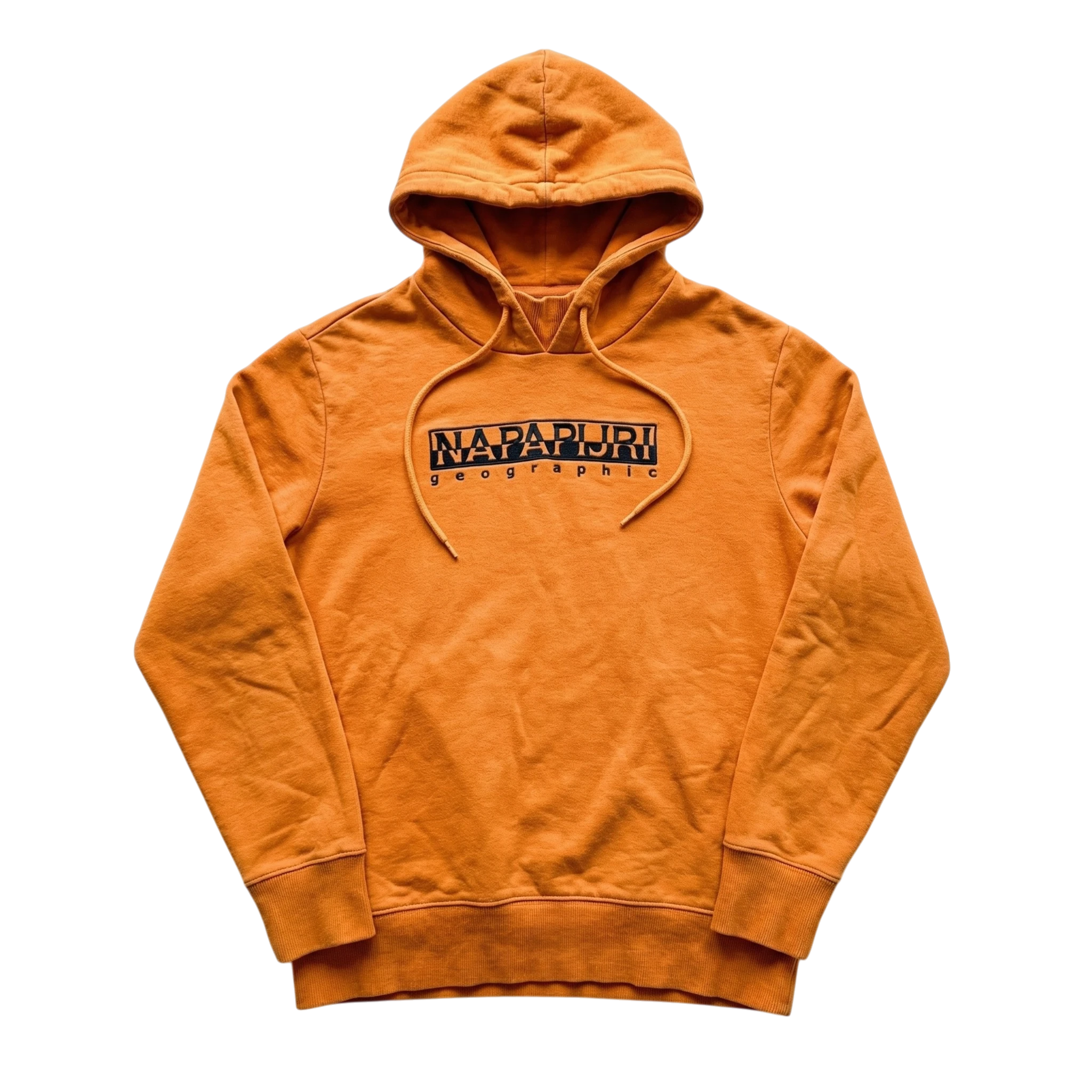 Napapijri Bluza z Kapturem Hoodie L Vintage Streetwear - widok ogólny przód vintage