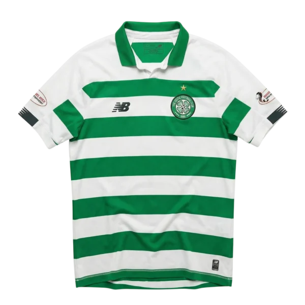 New Balance Koszulka Celtic w Paski L Vintage Streetwear - widok ogólny przód vintage
