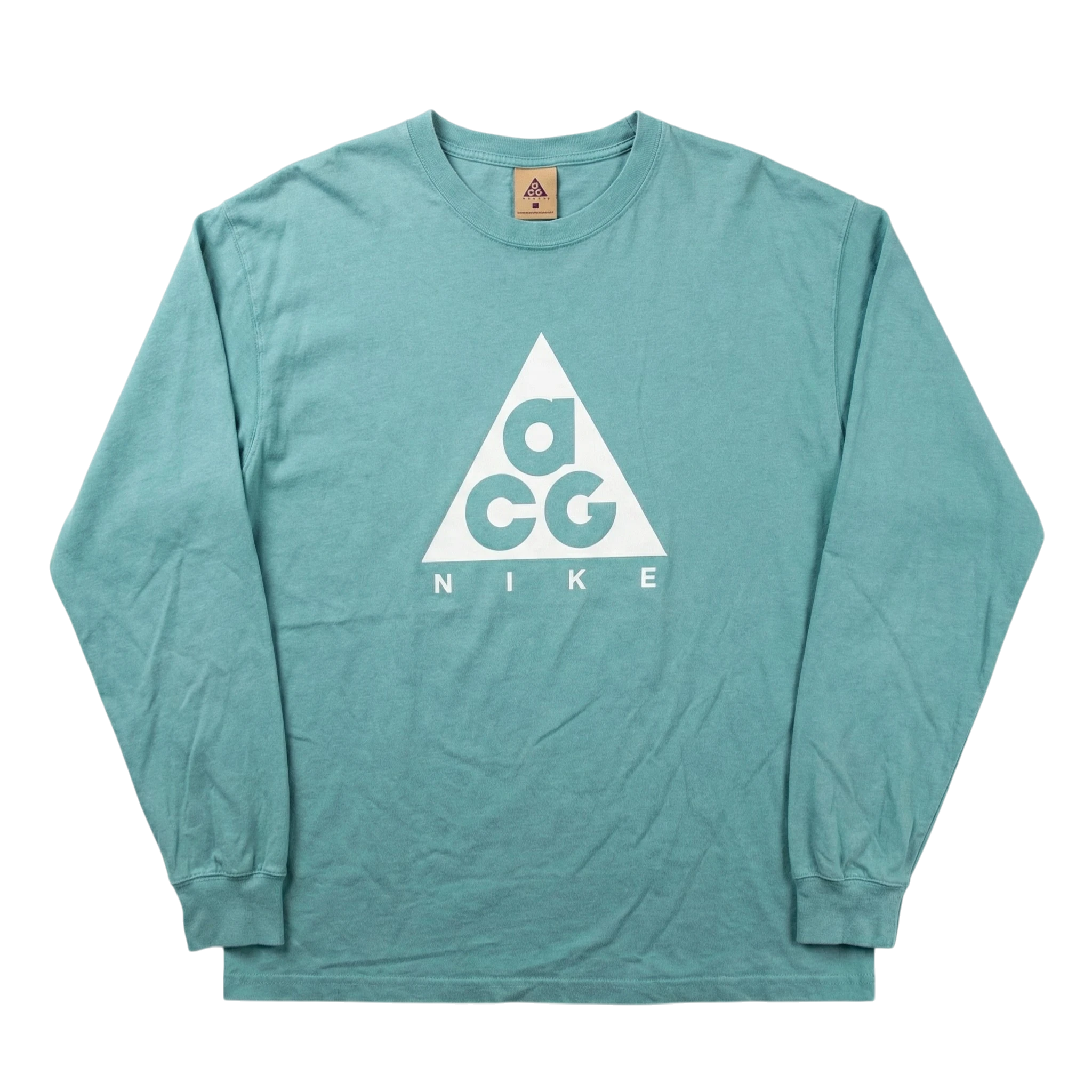 Nike ACG Bluza Turkusowa Logo M Vintage Streetwear - widok ogólny przód vintage