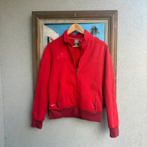 Nike ACG Kurtka Polarowa Czerwona L Vintage Streetwear - zdjęcie 2