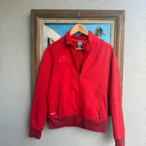 Nike ACG Kurtka Polarowa Czerwona L Vintage Streetwear - zdjęcie 3