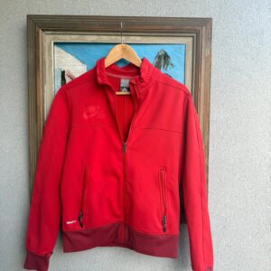 Nike ACG Kurtka Polarowa Czerwona L Vintage Streetwear - zdjęcie 4