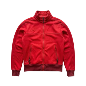 Nike ACG Kurtka Polarowa Czerwona L Vintage Streetwear - widok ogólny przód vintage