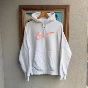Nike Bluza Center Swoosh Biała M Vintage Streetwear - zdjęcie 2