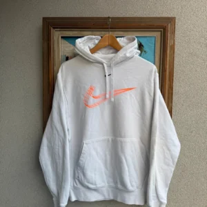 Nike Bluza Center Swoosh Biała M Vintage Streetwear - zdjęcie 4