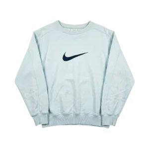 Nike Bluza Crewneck Baby Blue XL Vintage Streetwear - widok ogólny przód vintage