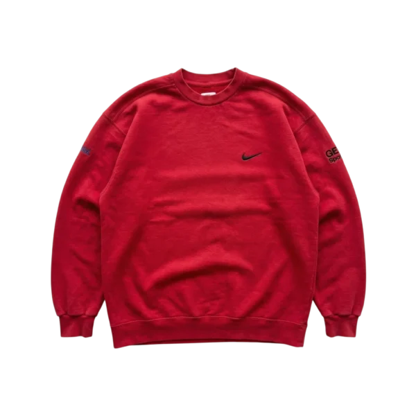 Nike Bluza Crewneck z Haftem XXL Vintage Streetwear - widok ogólny przód vintage