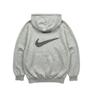 Nike Bluza Zapinana Big Swoosh XL Vintage Streetwear - widok ogólny przód vintage