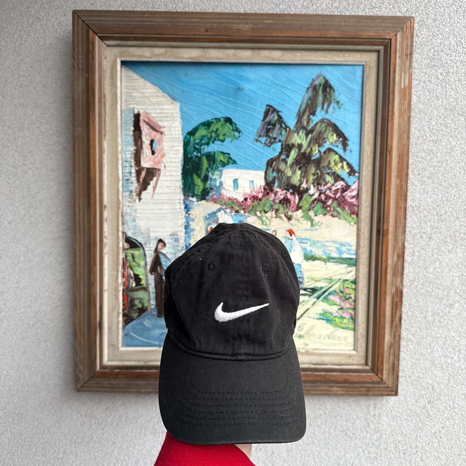 Nike Czapka Bejsbolówka Swoosh 52 Vintage Retro Streetwear - widok ogólny przód vintage