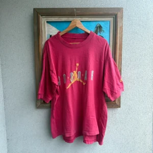 Nike Koszulka Jordan Haft XL Vintage Streetwear Retro - zdjęcie 2