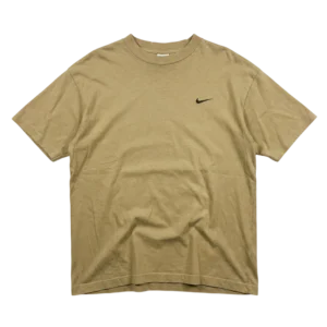 Nike Koszulka Mini Swoosh XL Vintage Streetwear Retro Khaki - widok ogólny przód vintage