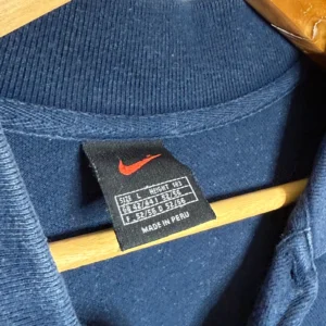 Nike Koszulka Polo Haftowany Swoosh XXL Vintage Streetwear - zdjęcie 4