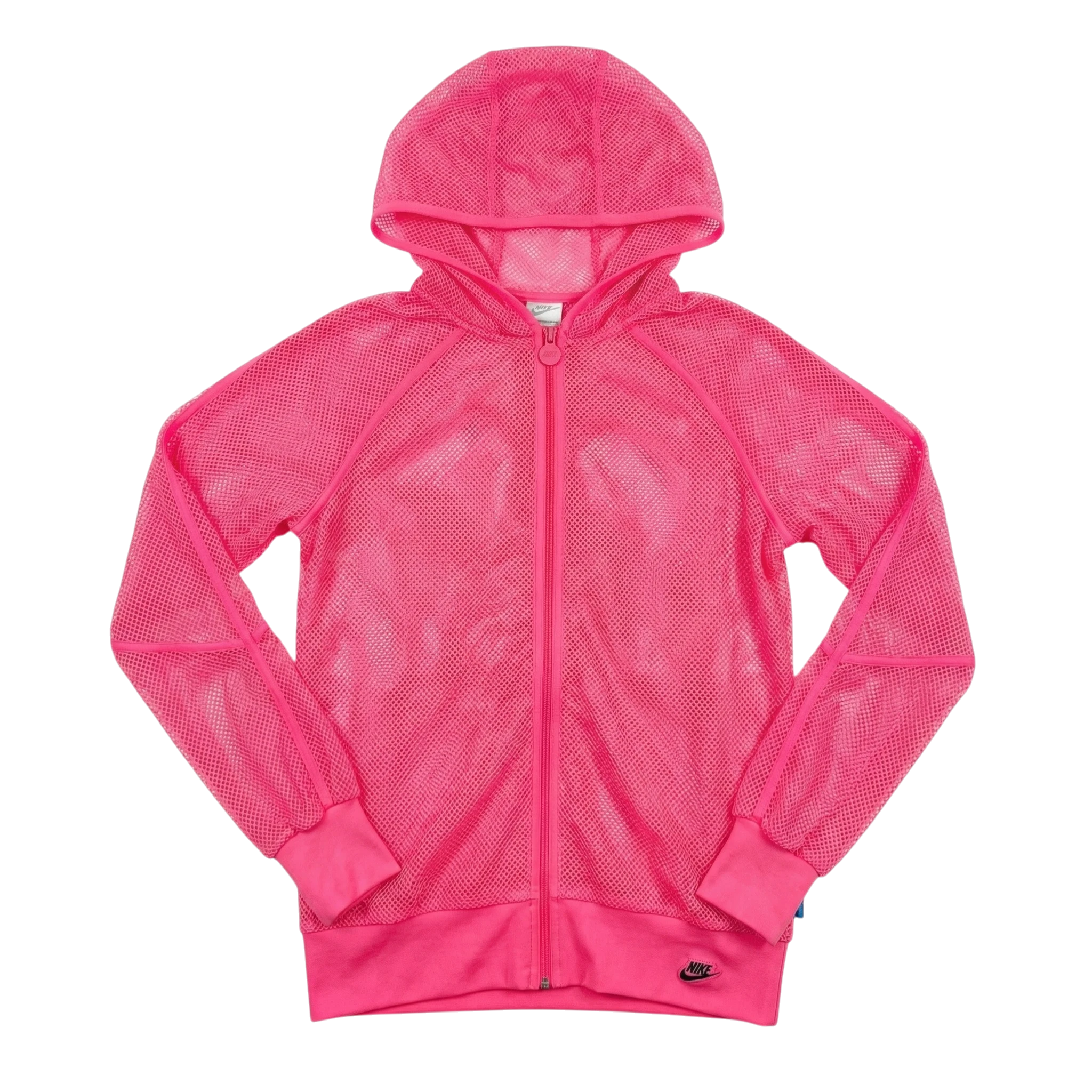 Nike Kurtka Nylonowa Light Y2K M Vintage Streetwear - widok ogólny przód vintage