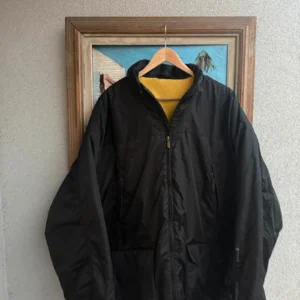 Nike Kurtka Polarowa Czarna XXL Vintage Streetwear - zdjęcie 3