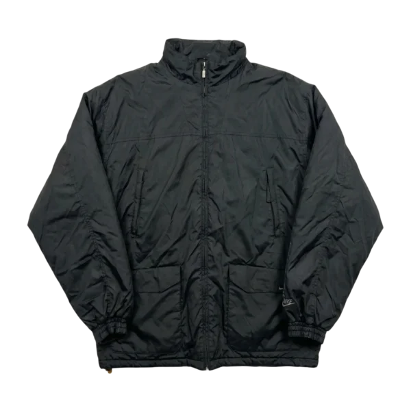 Nike Kurtka Polarowa Czarna XXL Vintage Streetwear - widok ogólny przód vintage