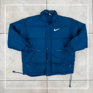 Nike Kurtka Puchowa Double Swoosh XXL Vintage Streetwear - zdjęcie 2