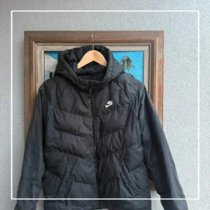 Nike Kurtka Puchowa Puffer S Vintage Streetwear Czarna - zdjęcie 3