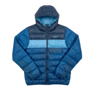 Nike Kurtka Puchowa z Haftem L Vintage Streetwear - widok ogólny przód vintage