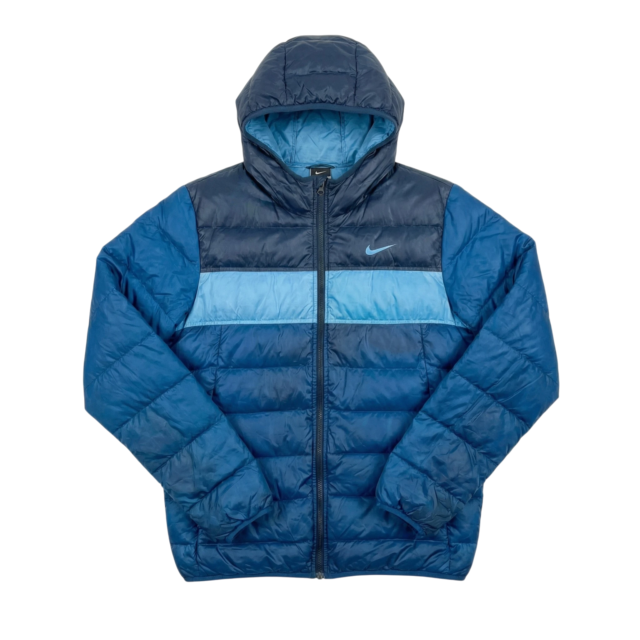 Nike Kurtka Puchowa z Haftem L Vintage Streetwear - widok ogólny przód vintage