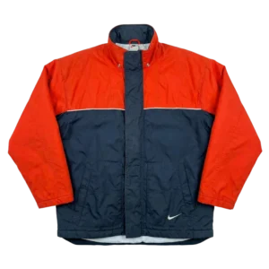 Nike Kurtka Wiatrówka Ocieplana L Vintage Streetwear - widok ogólny przód vintage