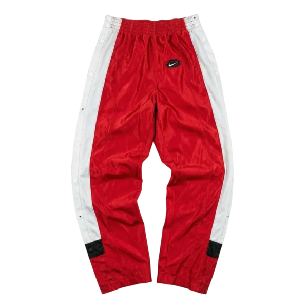 Nike Spodnie Dresowe Czerwone L Vintage Streetwear - widok ogólny przód vintage