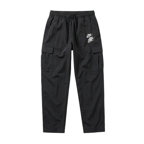 Nike Spodnie Dresowe Ortalionowe L Vintage Streetwear - widok ogólny przód vintage