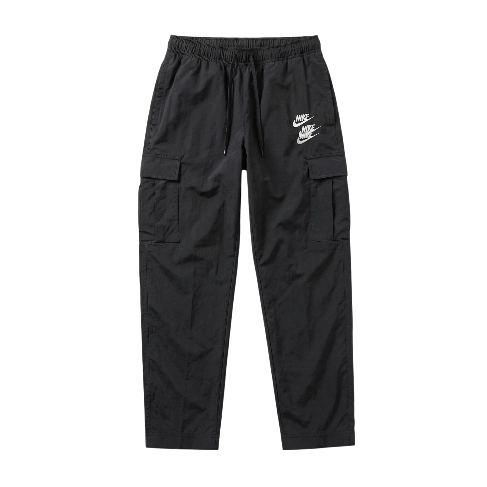 Nike Spodnie Dresowe Ortalionowe L Vintage Streetwear - widok ogólny przód vintage