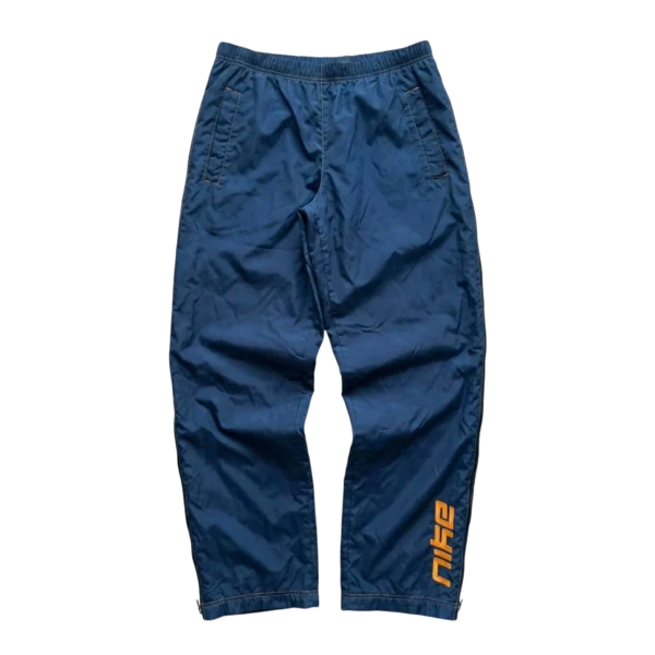 Nike Spodnie Granatowe Szerokie XL Vintage Streetwear - widok ogólny przód vintage