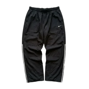 Nike Spodnie Swoosh Szerokie XL Vintage Retro Streetwear - widok ogólny przód vintage