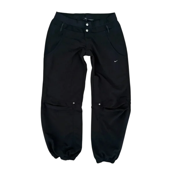 Nike Spodnie Szerokie Baggy L Vintage Streetwear Retro - widok ogólny przód vintage