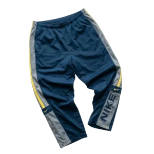 Nike Spodnie Trackpants Granatowe XL Vintage Streetwear - widok ogólny przód vintage