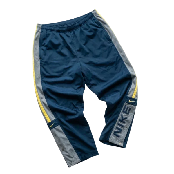 Nike Spodnie Trackpants Granatowe XL Vintage Streetwear - widok ogólny przód vintage