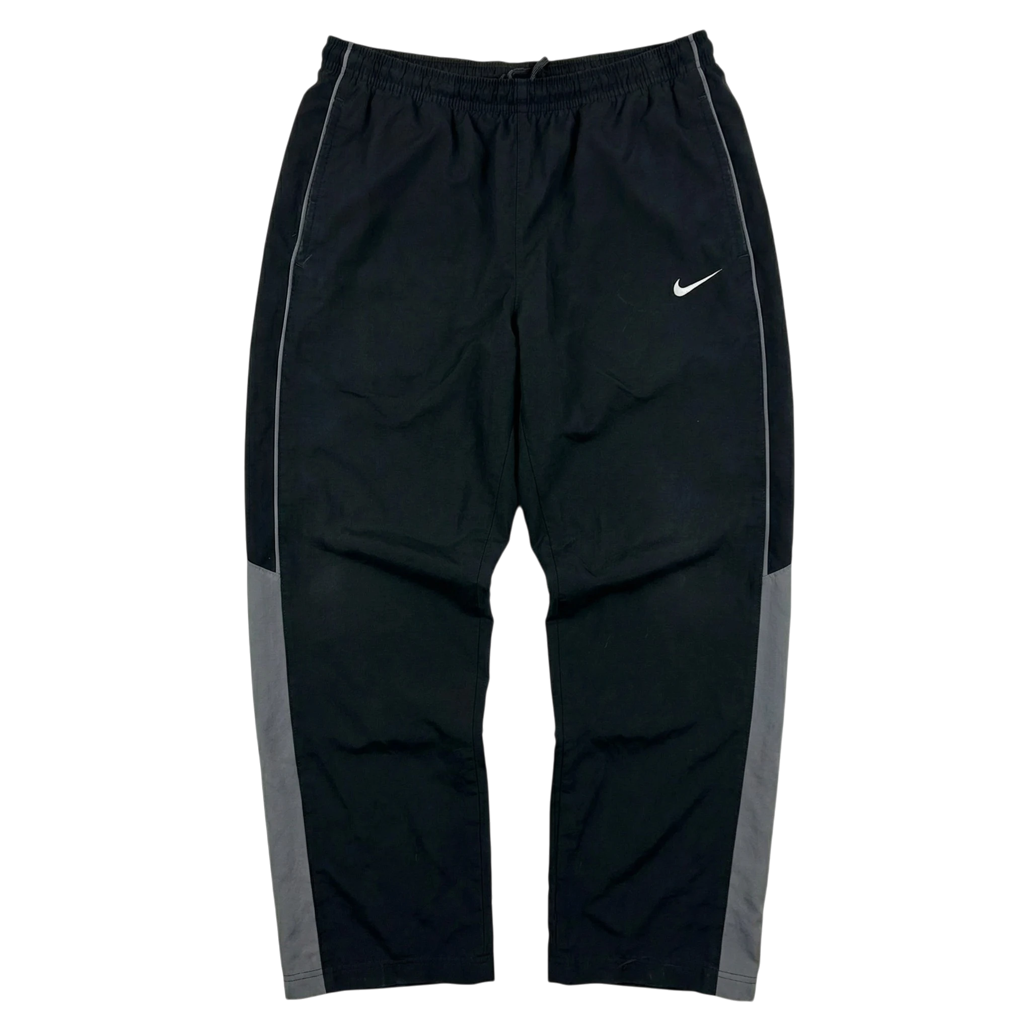 Nike Spodnie Trackpants Swoosh XL Vintage Streetwear - widok ogólny przód vintage