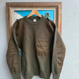 Nike Sweter Wełniany Military XL Vintage Streetwear - zdjęcie 3