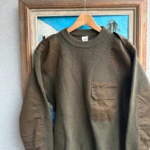 Nike Sweter Wełniany Military XL Vintage Streetwear - zdjęcie 4