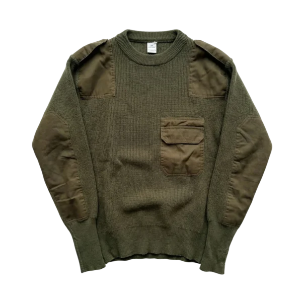 Nike Sweter Wełniany Military XL Vintage Streetwear - widok ogólny przód vintage