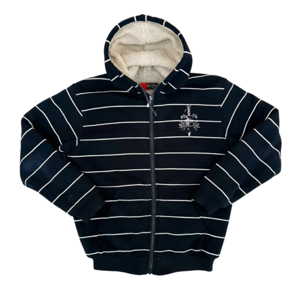 Opium Bluza Sherpa Baranek XXL Vintage Streetwear - widok ogólny przód vintage