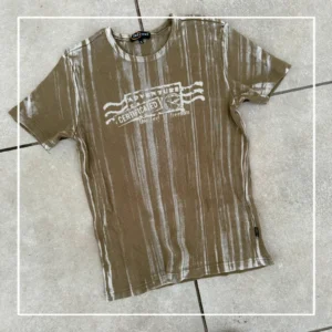 Opium Koszulka Ribbed Khaki L Vintage Streetwear Retro - zdjęcie 3