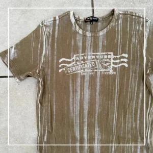 Opium Koszulka Ribbed Khaki L Vintage Streetwear Retro - zdjęcie 4