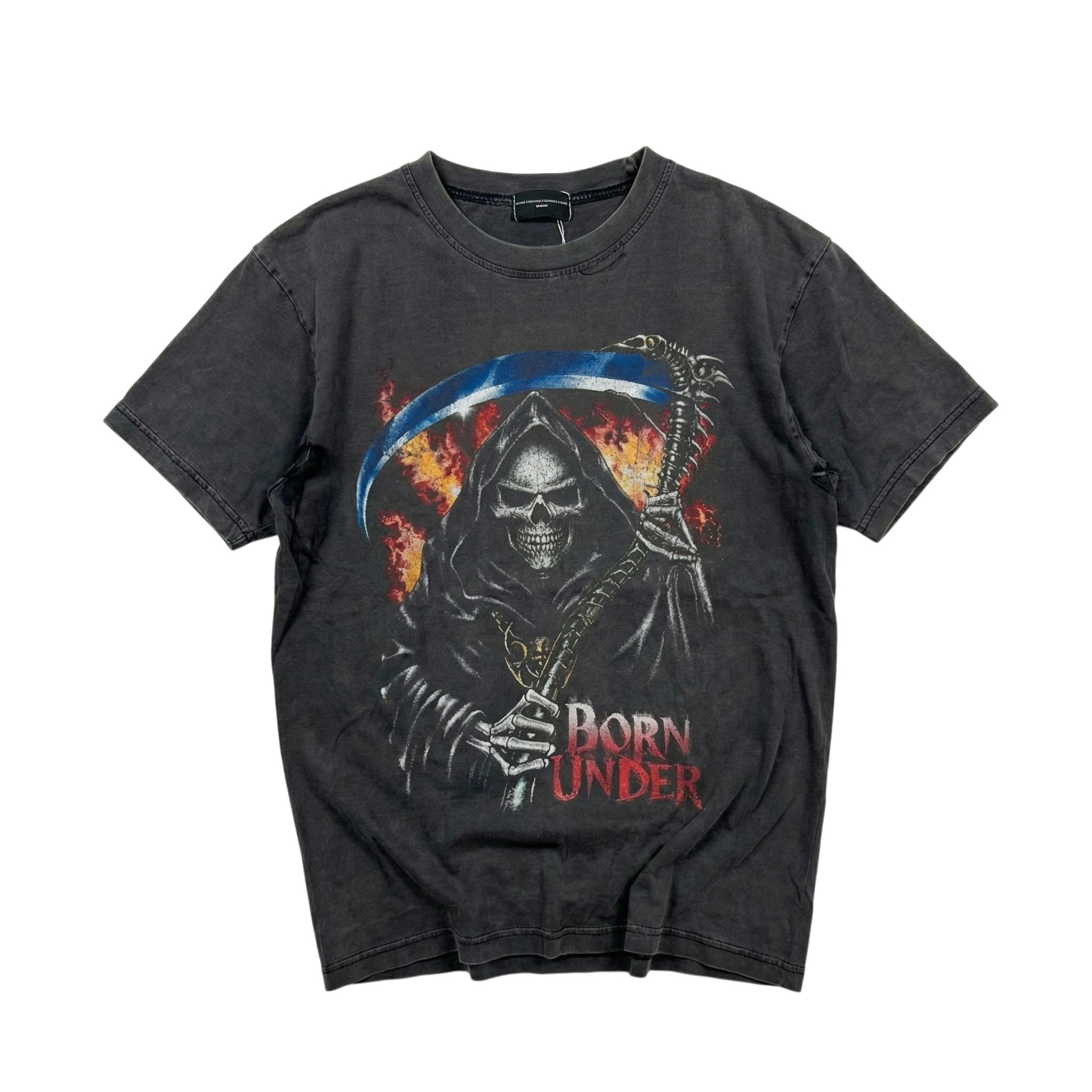 Opium Koszulka Thrashed Nadruk L Vintage Streetwear - widok ogólny przód vintage