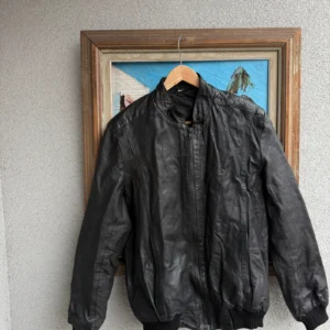 Opium Kurtka Skórzana Fitted M Vintage Streetwear Czarna - zdjęcie 3