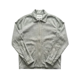 Our Legacy Overshirt Srebrna L Vintage Streetwear - widok ogólny przód vintage