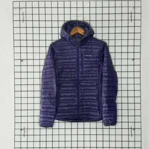Patagonia Kurtka Puchowa Fioletowa M Vintage Streetwear - zdjęcie 2