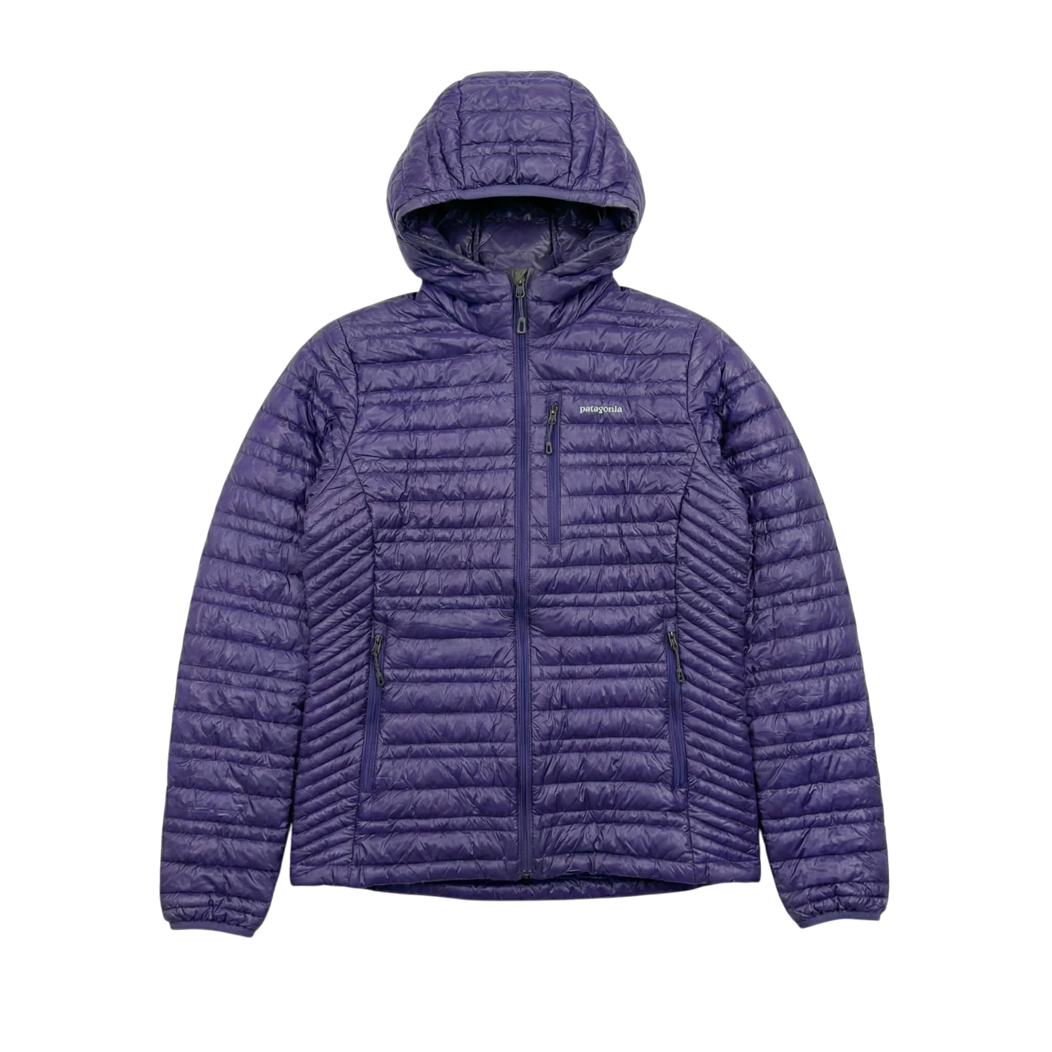 Patagonia Kurtka Puchowa Fioletowa M Vintage Streetwear - widok ogólny przód vintage