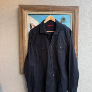 Prada Koszula Granatowa L Vintage Streetwear Retro - zdjęcie 4