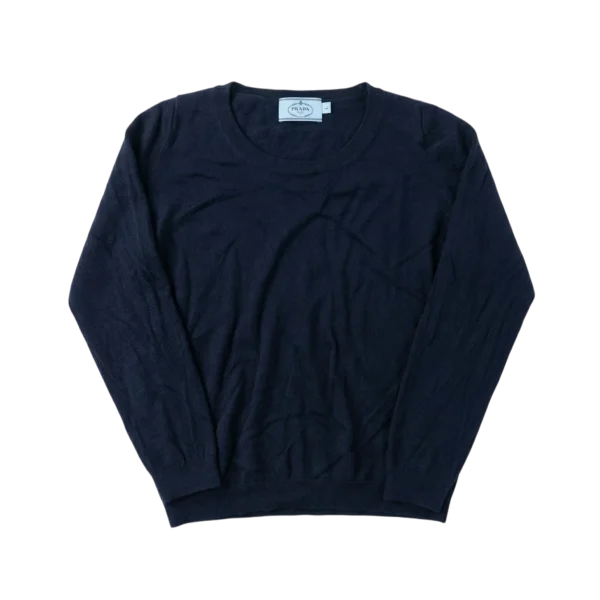 Prada Sweter Damski Wełniany L Vintage Streetwear - widok ogólny przód vintage